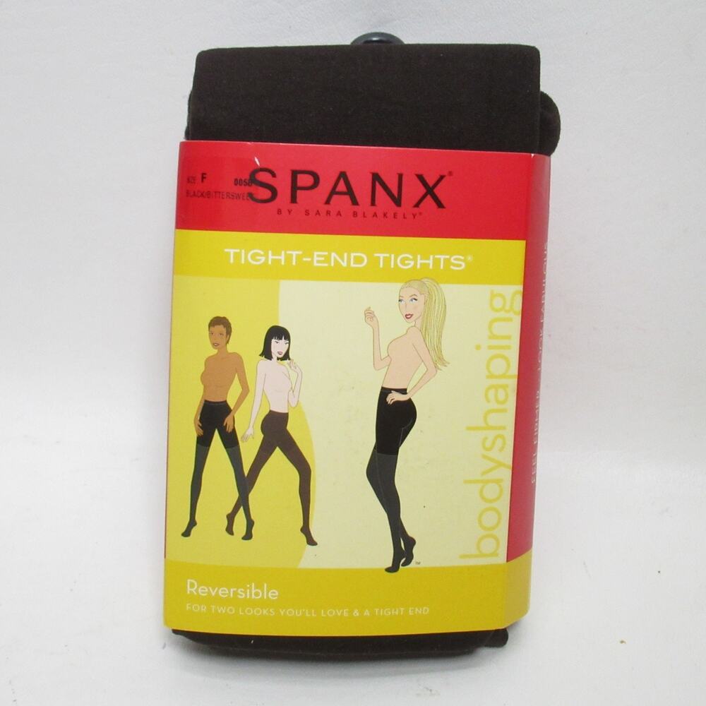 SPANX Tight-End Reversible Tights F Black Bittersweet Body Shaping A226488